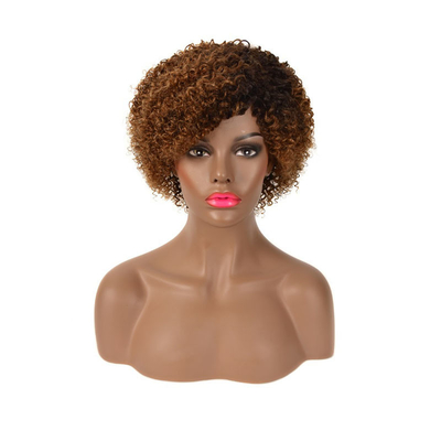 Pixie Cut Afro Peruk Remy Virgin Cuticle Aligned Mensenhaar Curly Bob Korte Peruk Voor Vrouwen