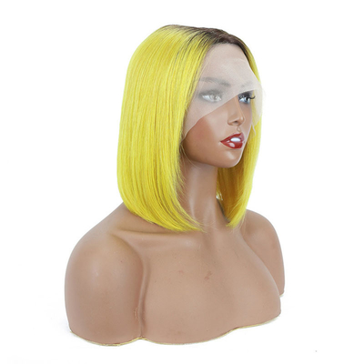 Raw Virgin Transparent HD Lace Frontale Mensenhaar Peruk 100% Bob Peruk Remy Haar 250g-450g