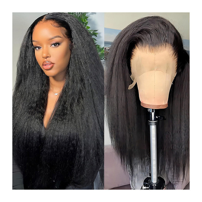 Yaki Bone Straight Lace Front Vietnamese Raw Vietnamese Mensenhaar Wig