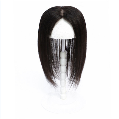 Haarstyling Braziliaans Haar Toupee Vrouwen Zijderige Rechte Modieus Echt Menselijk Haar