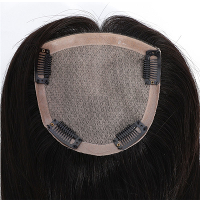 Haarstyling Braziliaans Haar Toupee Vrouwen Zijderige Rechte Modieus Echt Menselijk Haar