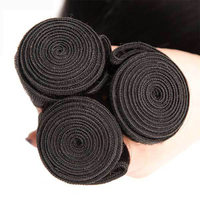 8A Bones Straight Hair Bundles 100% Human Hair Flip In Hair Extensions Direct Verkopen