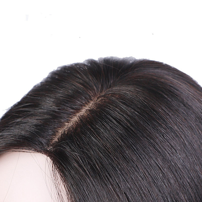 Rechte 140% Toupee Dichtheid 100% Mensenhaar Lang haar Voor vrouwen met stijl