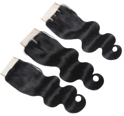 Mensenhaarverlengingen Bundels met kant sluiting Haarweefsel ENIGE weefsel 0,2 kg