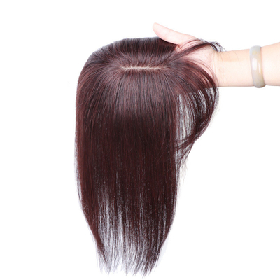 Direct Toupee voor vrouwen met 100% menselijk haar en zijdebasis in kleine/grote/gemiddelde grootte