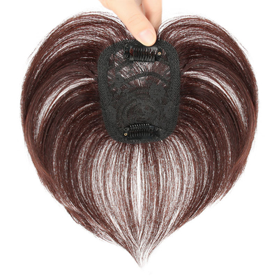 Direct Toupee voor vrouwen met 100% menselijk haar en zijdebasis in kleine/grote/gemiddelde grootte