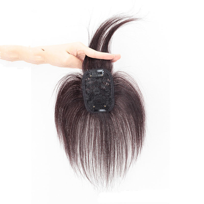 Direct leveren van vrouwen toupee met natuurlijk zwart/donkerbruin Braziliaans haar bij Good