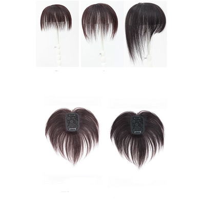 Direct leveren van vrouwen toupee met natuurlijk zwart/donkerbruin Braziliaans haar bij Good