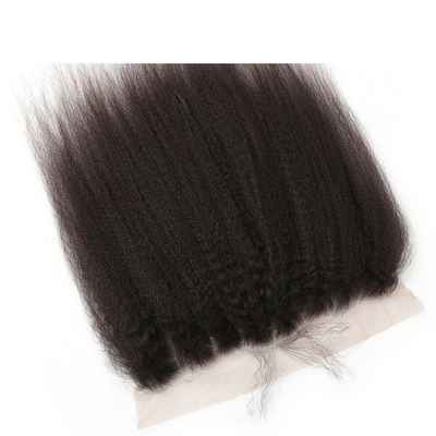 0.2 kg maagdelijke haarverlenging pruik met kant voorkant sluiting en 100% menselijk haar