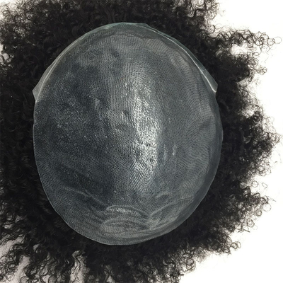 Kleine/grote/gemiddelde grootte Mensen 100% menselijk haar Zijden basis haar Toupee met 90% dichtheid