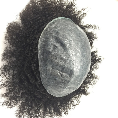Kleine/grote/gemiddelde grootte Mensen 100% menselijk haar Zijden basis haar Toupee met 90% dichtheid