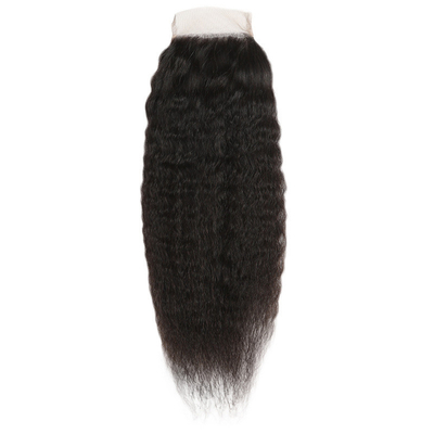 Verliesvrij remy haar kinky rechte kant sluiting voor rechte kinky haar extensies