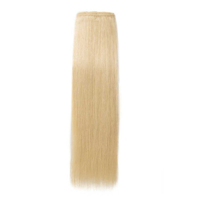 100% Mensenhaar Clip In Haar Extensies en zachte glanzende Geen verwarring 613 / 24 Kleur