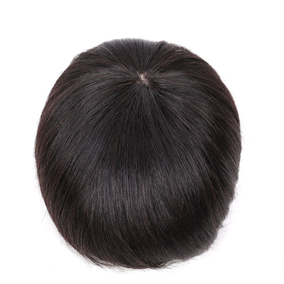 Half Man Made Processing Techniek 2022 Modieuze Toupee Voor Mannen Met Braziliaans Haar