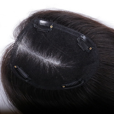 Ontwerp echte menselijk haar toupee voor vrouwen 100% maagdelijk haar kant basis