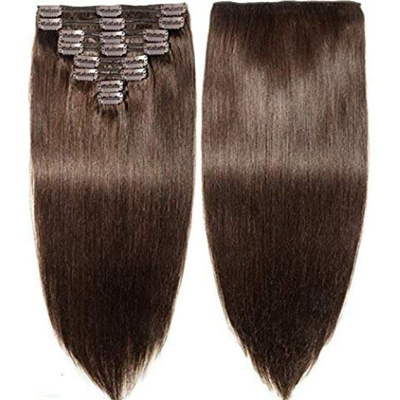 Ervaar de voordelen van rechte menselijke haarclip in extensies zacht en glanzend