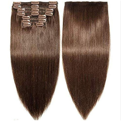 Ervaar de voordelen van rechte menselijke haarclip in extensies zacht en glanzend