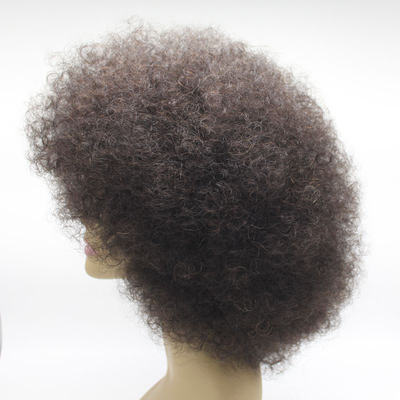 Hoed Grootte Gemiddelde Grootte Afro Kinky Krullende pruik met knoppen en individualiteit