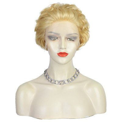 Hoed Grootte Gemiddelde Grootte Afro Kinky Krullende pruik met knoppen en individualiteit