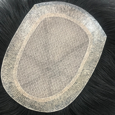 Denk aan huid geïnjecteerd 100% menselijk haar Toupee voor mannen 2022 Innovatief modieus product