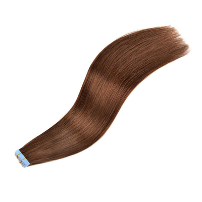 Dubbel getrokken onzichtbare huid weefsel naadloos Remy Russisch menselijk haar band In extensies