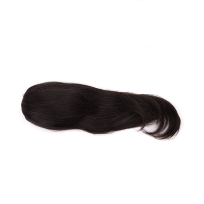 Remy Hair Braziliaans menselijk haar paardenstaartverlenging met huidvlies gelijnd haak en lus