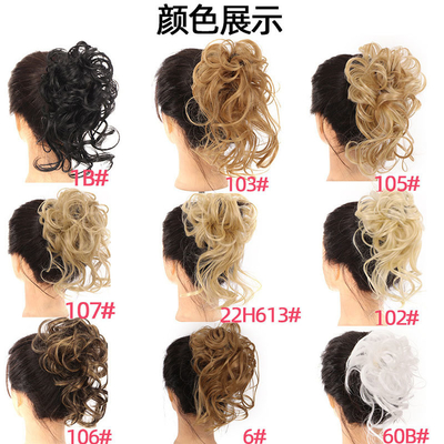 Lichte synthetische haar gevlochten Chignon voor standaarden 0,02 kg Langste haar verhouding 50%