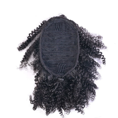 Langste haarverhouding 50% synthetisch haar gebreide chignon voor rubberband bevestiging