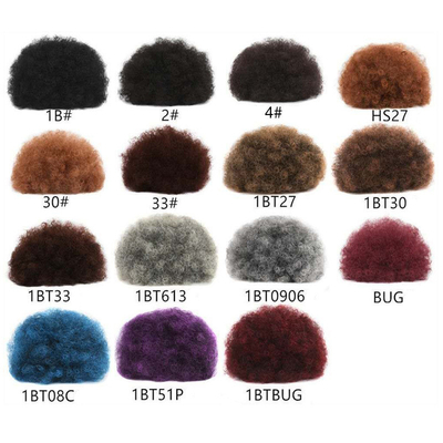 De beste prijzen voor warmtebestendige Afro Kinky Curly Clip In Hair Extensions Chignon Style