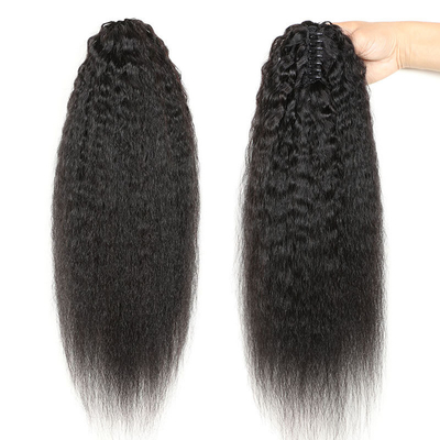 100% top menselijk haar BSM Afro krullend paardenstaart haarbundels 18 tot 20 inch Ombre T1B/4/27