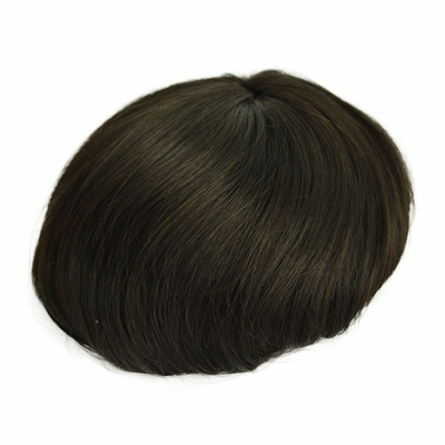 Mono Top Mensen Toupee 100% Mensenhaar Remy Grade Natuurlijke Haarlijn Indiase Remy Haar