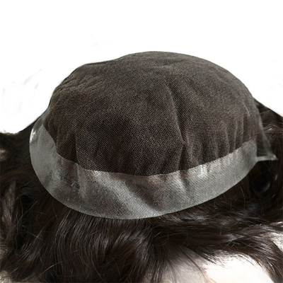 Mono Top Mensen Toupee 100% Mensenhaar Remy Grade Natuurlijke Haarlijn Indiase Remy Haar