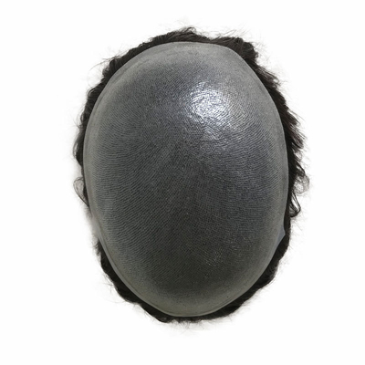 Mensenhaarstukken Indian Remy Mensenhaar Toupee met 100% maagdelijk huidvlies
