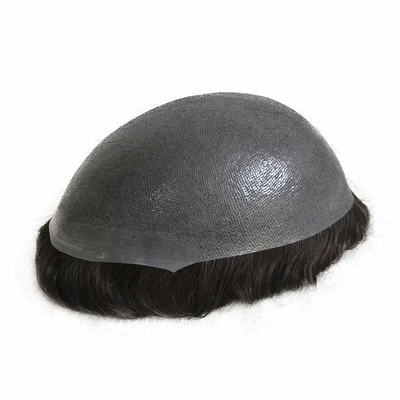 Mensenhaarstukken Indian Remy Mensenhaar Toupee met 100% maagdelijk huidvlies
