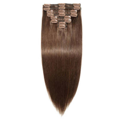 Hoogwaardige 12A Clip-in haarverlenging voor blanke vrouwen 4 kleur Remy 100% menselijk haar