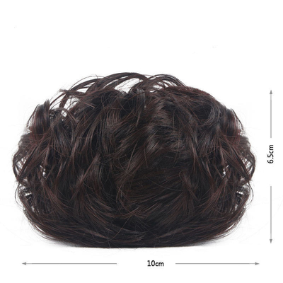 Aanvaardbaar OEM/ODM Synthetische haar Donut Messy Bun Voor haarstuk extensies Chignon