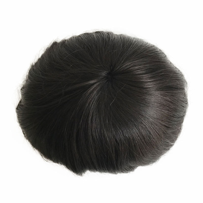 6 inch Hollywood Fijne Duurzame Mono Base Mans Toupee Met Transparante PU Overal