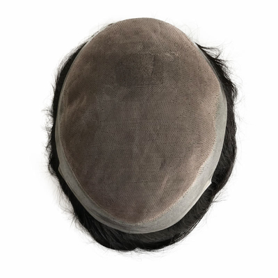 6 inch Hollywood Fijne Duurzame Mono Base Mans Toupee Met Transparante PU Overal