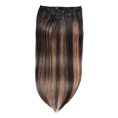 Virgin Highlight Remy Hair Clip In Extensions 7-9 Piece Set voor natuurlijk echt rauw haar