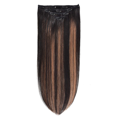 Virgin Highlight Remy Hair Clip In Extensions 7-9 Piece Set voor natuurlijk echt rauw haar