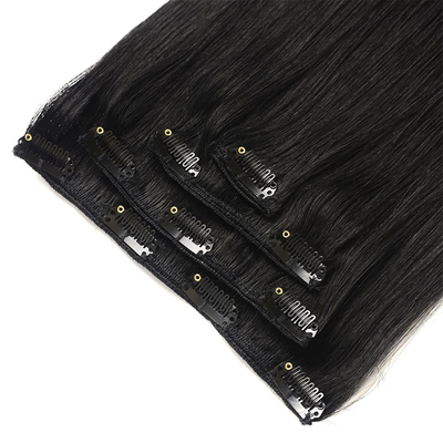 Virgin Highlight Remy Hair Clip In Extensions 7-9 Piece Set voor natuurlijk echt rauw haar