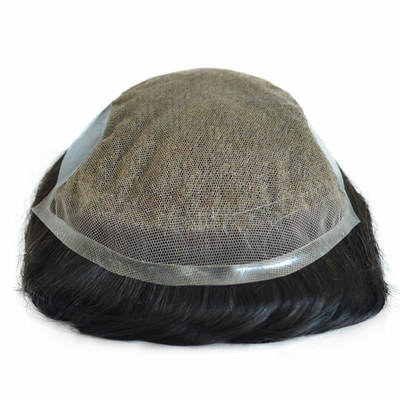 Kleine/Grote/Middelgrote Toupee voor mannen Raw Virgin Unprocessed Human Hair Replacement