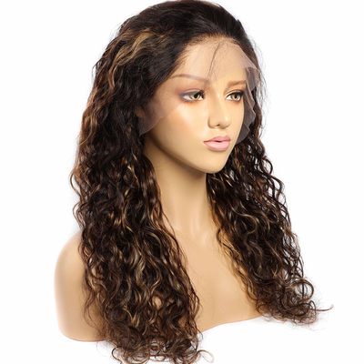 22 inch Braziliaans haar P4/27 Transparante kant menselijk haar pruiken voor uw haar behoeften