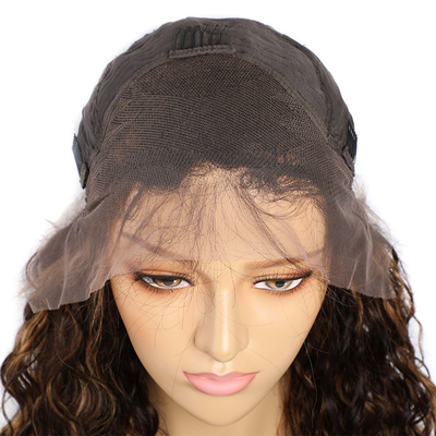 22 inch Braziliaans haar P4/27 Transparante kant menselijk haar pruiken voor uw haar behoeften