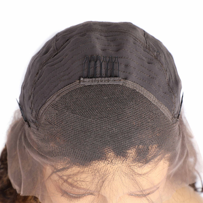 22 inch Braziliaans haar P4/27 Transparante kant menselijk haar pruiken voor uw haar behoeften