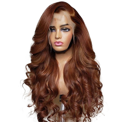 Lichte bruine kant Kleur 13*4 HD Afro Kinky Recht menselijk haar kant Frontale pruiken Verkopers