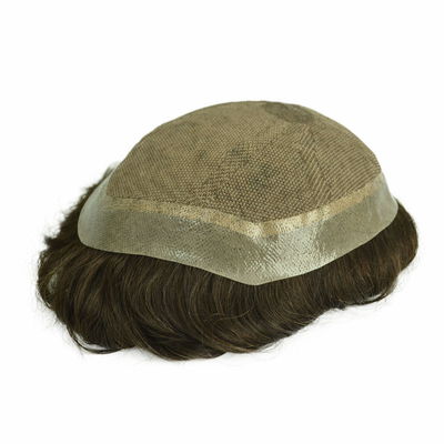 1B Natuurlijke kleur Mensenremy haar Niet-chirurgische haarvervanging Toupee voor mannen