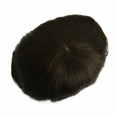 1B Natuurlijke kleur Mensenremy haar Niet-chirurgische haarvervanging Toupee voor mannen