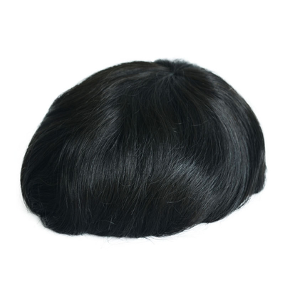1B Natuurlijke kleur Mensenremy haar Niet-chirurgische haarvervanging Toupee voor mannen