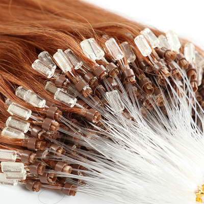 Chemische verwerking-vrije Nano Tip Dubbel getrokken weft Braziliaanse haarverlengingen
